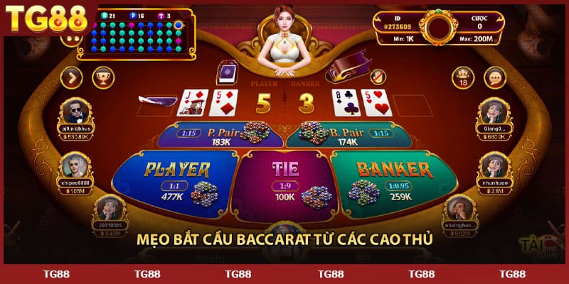 Mẹo bắt cầu baccarat từ các cao thủ