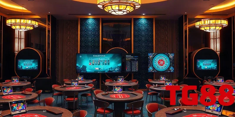 Giao diện sảnh chơi baccarat 566 trực tuyến với nhiều bàn chơi