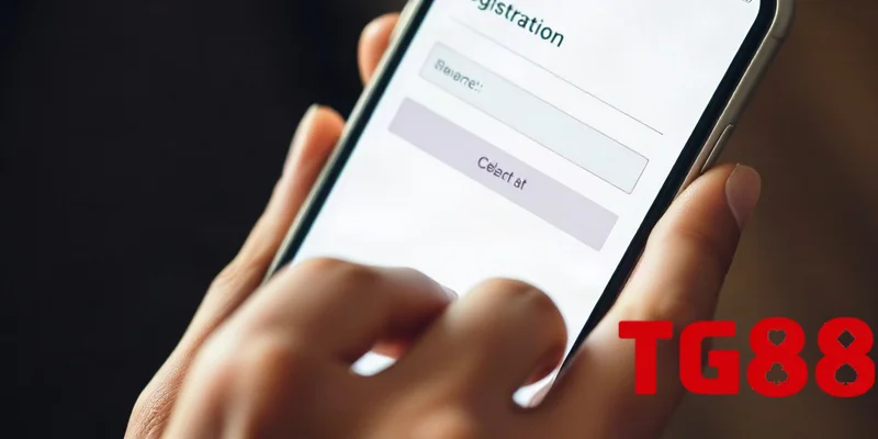 Hướng dẫn đăng ký TG88: điền form đăng ký trên điện thoại